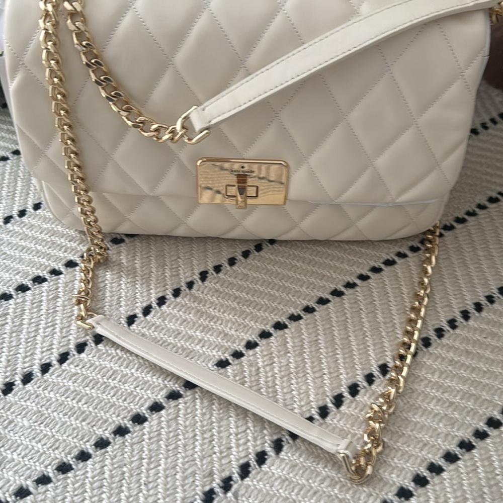 New. Kate Spade white/cream shoulder bag with chain strap - Picture 5 of 5
